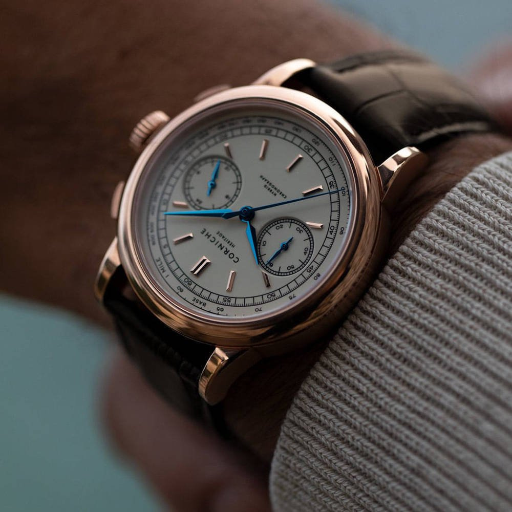 Zegarek męski Corniche Heritage Chronograph 70984