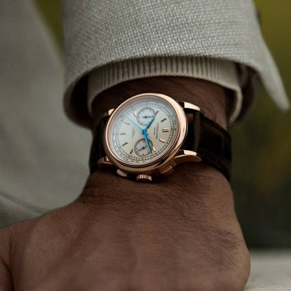 Zegarek męski Corniche Heritage Chronograph 70984