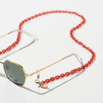 Łańcuszek do okularów ANANE RED