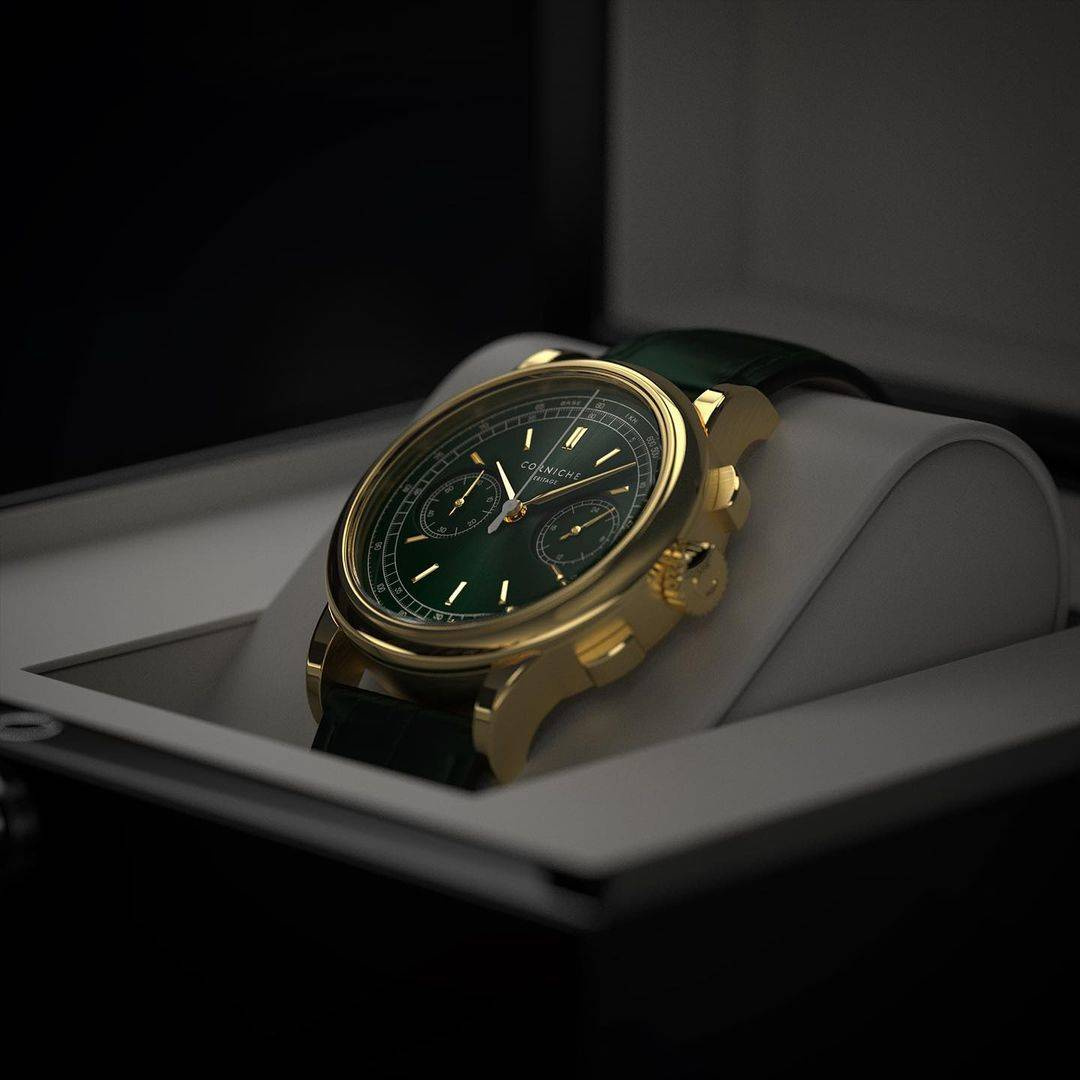 Zegarek Męski Corniche Heritage Chronograph 83787