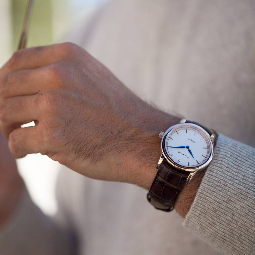 Zegarek męski Corniche Heritage 40 Rose Gold