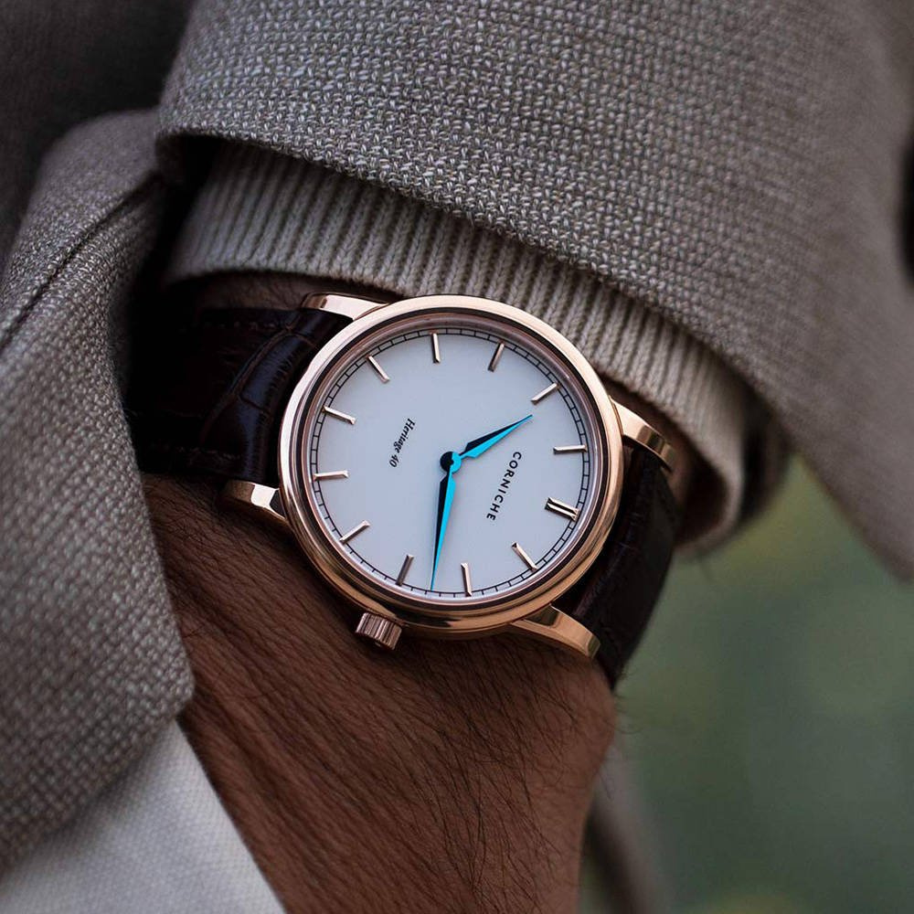 Zegarek męski Corniche Heritage 40 Rose Gold