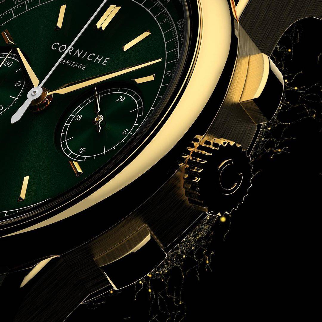 Zegarek Męski Corniche Heritage Chronograph 83787