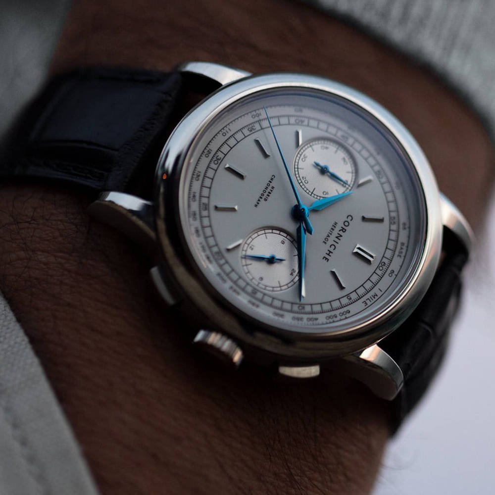 Zegarek męski Corniche Heritage Chronograph 70983